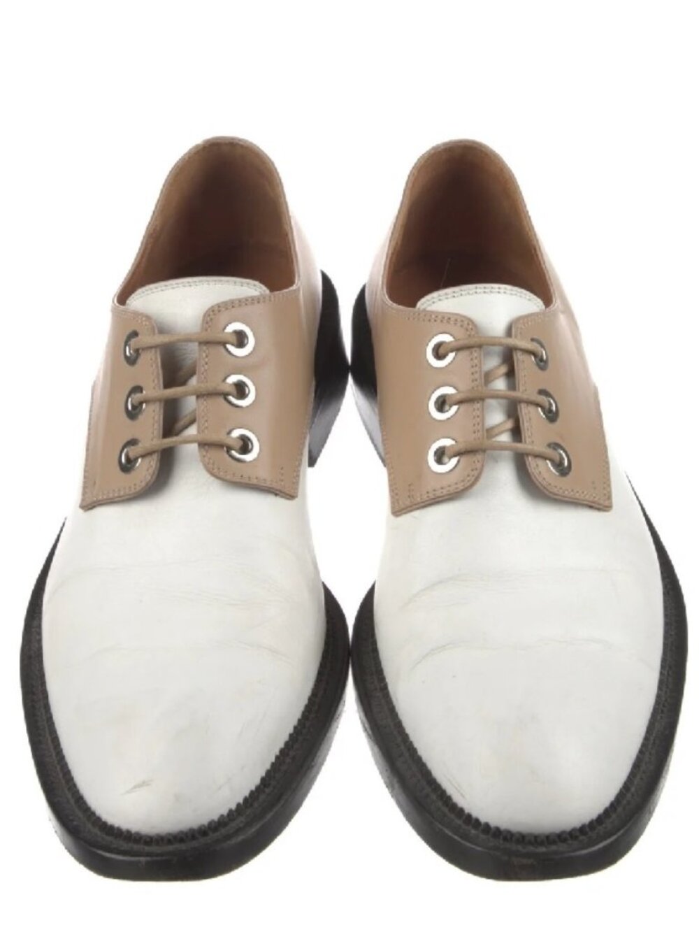 Givenchy  Leather Colorblock Pattern Spectators  Men's Size: 9  Beautiful